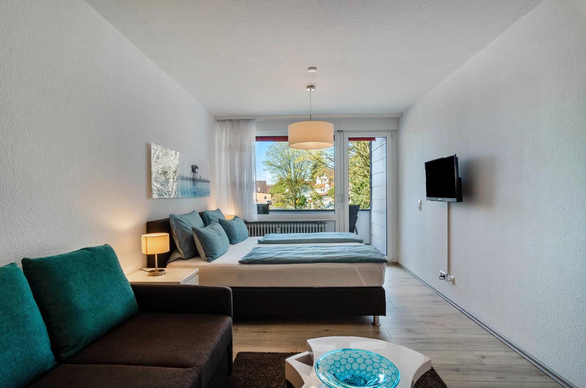 Ferienwohnung Am Weiher Meersburg Dış mekan fotoğraf