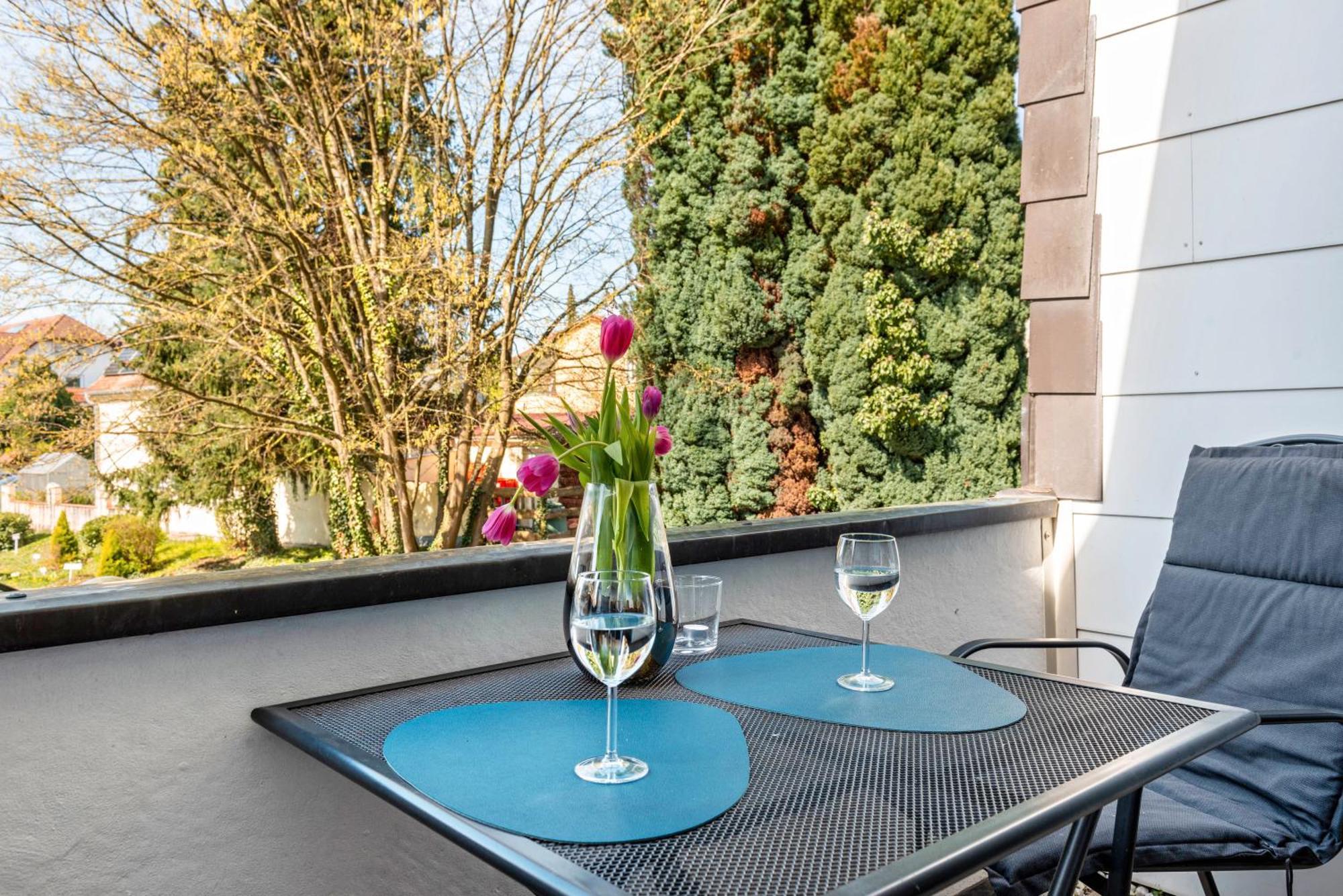 Ferienwohnung Am Weiher Meersburg Dış mekan fotoğraf